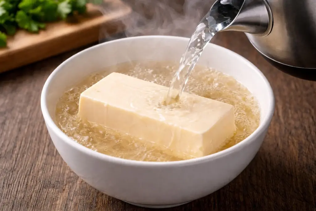 Dlaczego warto zalać sernik topiony wrzątkiem