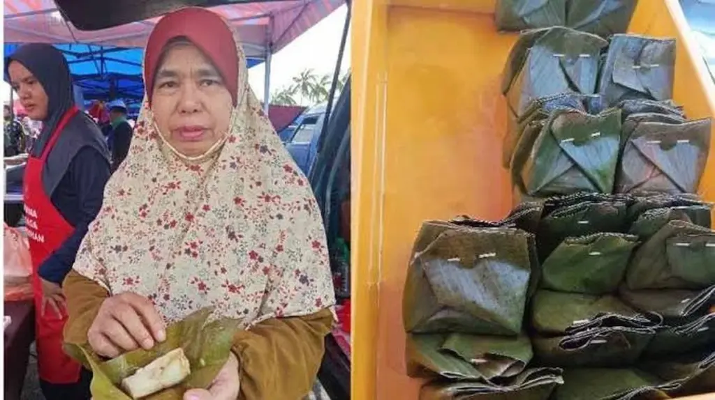 Sekret Kuih jongkong: Dlaczego ten deser z mleczka kokosowego zawsze zawija się w liście